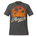 Morocco Vintage Shirt: Sunset Scenery Landscape