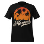 Morocco Vintage Shirt: Sunset Scenery Landscape