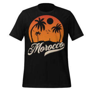 Morocco Vintage Shirt: Sunset Scenery Landscape
